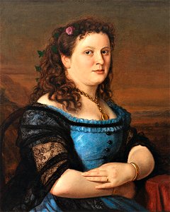 Anton Boch Portrait der Pepina Schmid