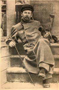 Anton Chekhov 1897 in Melihovo