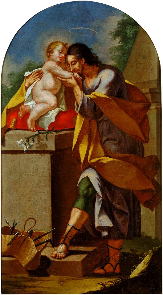 Anton Cebej - Sv. Jožef z Jezusom