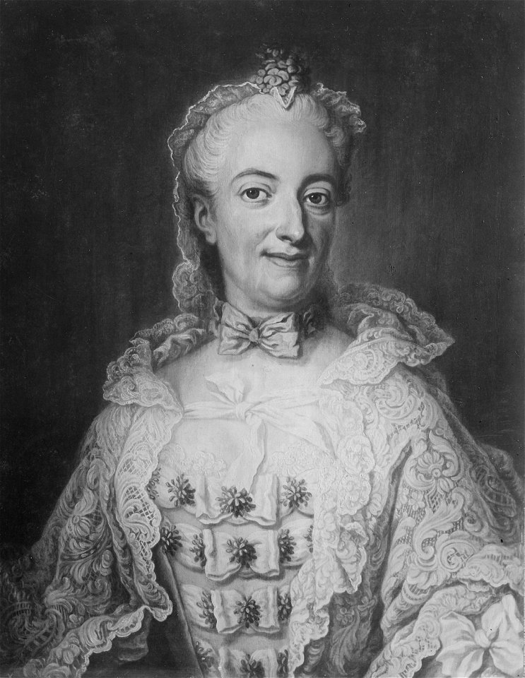 Antoinette Thérèse de Gergy, 1707-1767 (Jakob Björck) - Nationalmuseum - 16159