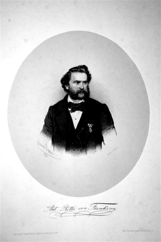 Anton Dominik von Fernkorn Litho