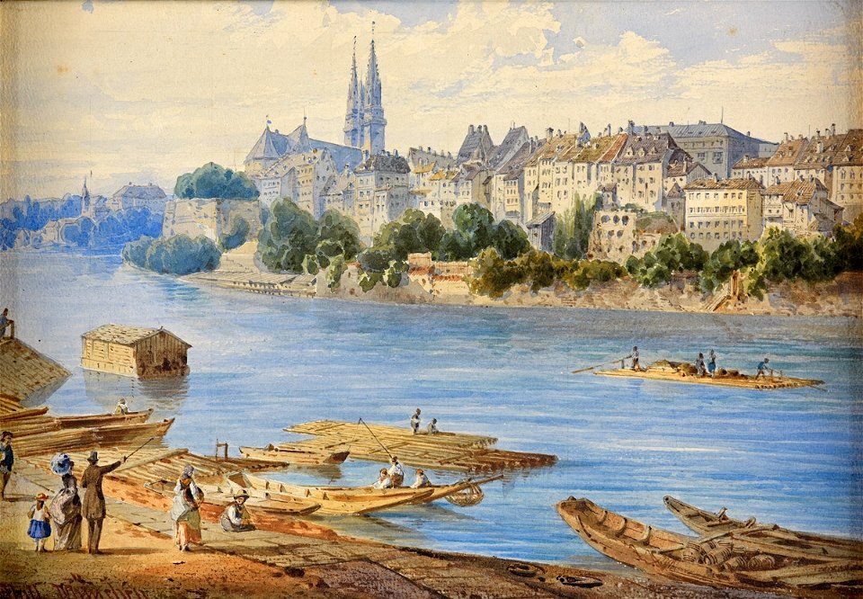 Anton Doll Ansicht von Basel