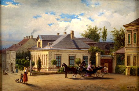 Anton Ebert Wohnhaus des Künstlers in Penzing