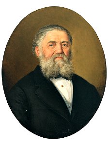 Anton Boch Portrait des Johannes Schmid aus Thalwil 1874