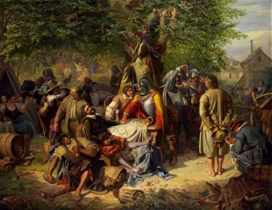 Anton Dvorak Nach der Plünderung 1848