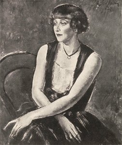 Anton Faistauer - Damenbildnis, 1927