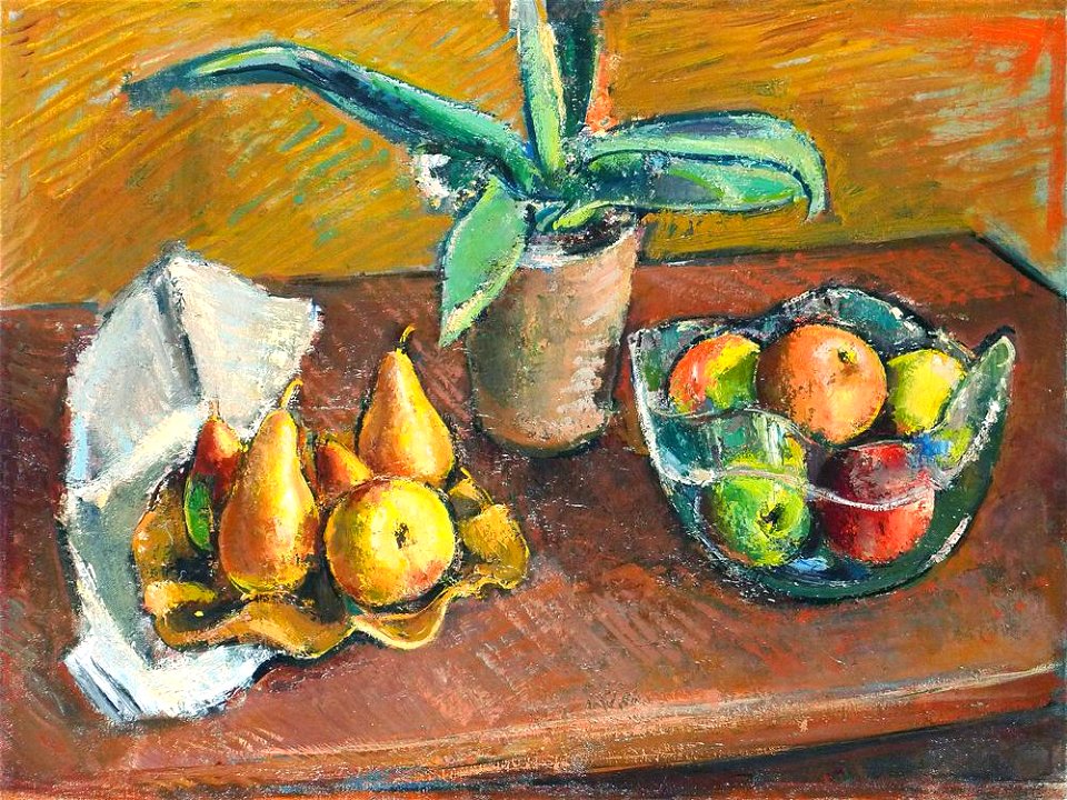 Anton Faistauer - Still life with Aloe