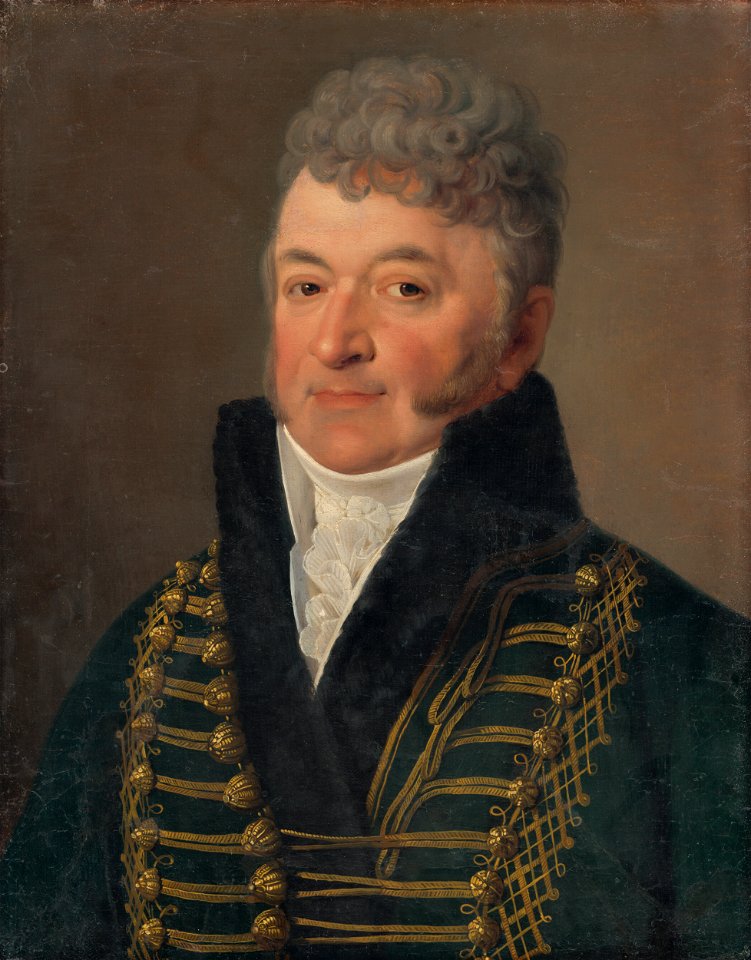Anton Einsle - Portrait of a Man with a White Collar - O 2910 - Slovak National Gallery