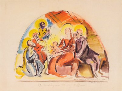 Anton Faistauer - Anbetung - 1923
