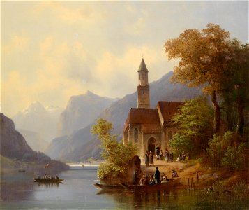 Anton Doll Am Heimweg von der Sonntagsmesse