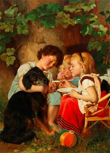 Anton Ebert (circle) - Food for the Dog