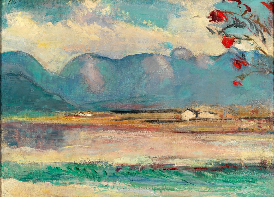 Anton Faistauer Pinzgauer Landschaft mit dem Steinernen Meer c1916