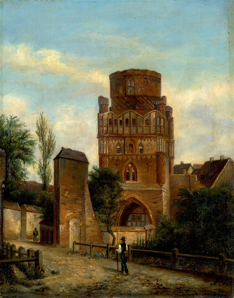 Anton Goering Das Uenglinger Tor in Stendal