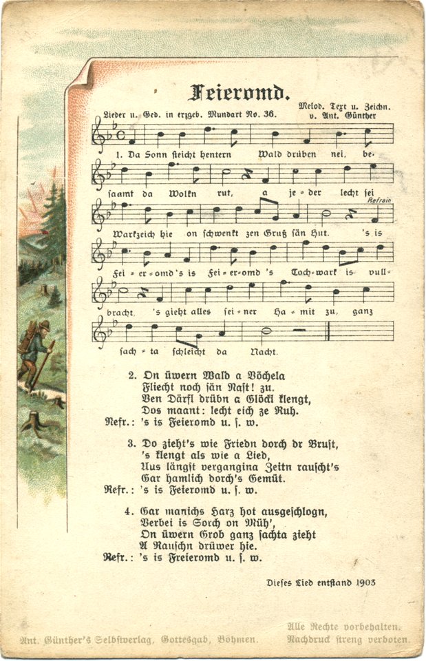 Anton Günther - Feieromd Nr. 36