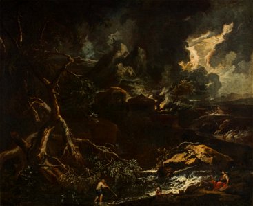 Anton Faistenberger - Gewitterlandschaft - 10113 - Österreichische Galerie Belvedere