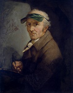Anton Graff - Selbstbildnis mit Augenschirm - Google Art Project