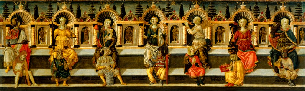 Anton Francesco dello Scheggia - The Seven Virtues - Google Art Project