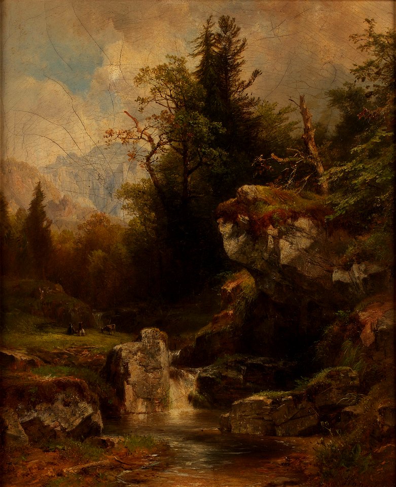 Anton Hansch - Landschaft im Salzkammergut - 64 - Österreichische Galerie Belvedere