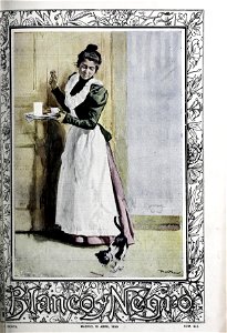 1899-04-15, Blanco y Negro, Portada, Huertas y Arija