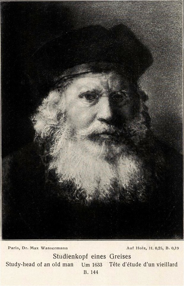 18th-century Rembrandt follower - Head of an Old Man