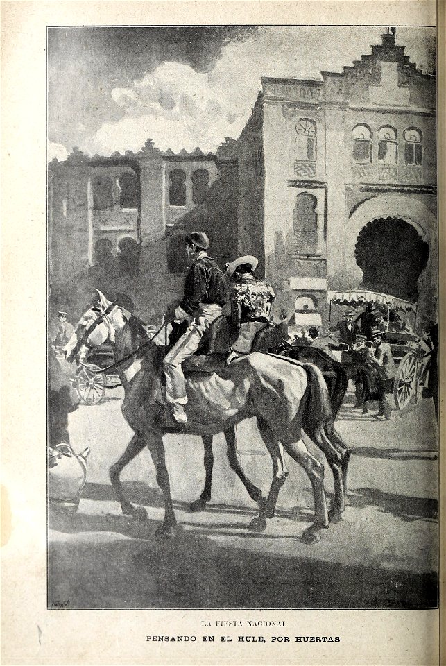 1899-04-08, Blanco y Negro, La fiesta nacional, Pensando en el hule, Huertas