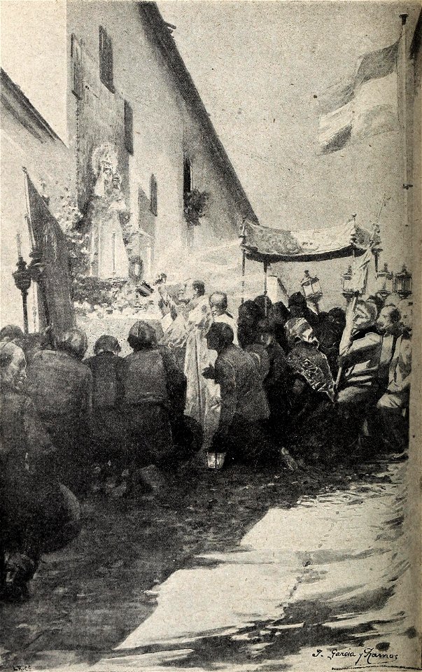 1899-05-27, Blanco y Negro, Escenas andaluzas, El Corpus en Villaharta (Córdoba), García y Ramos (cropped)