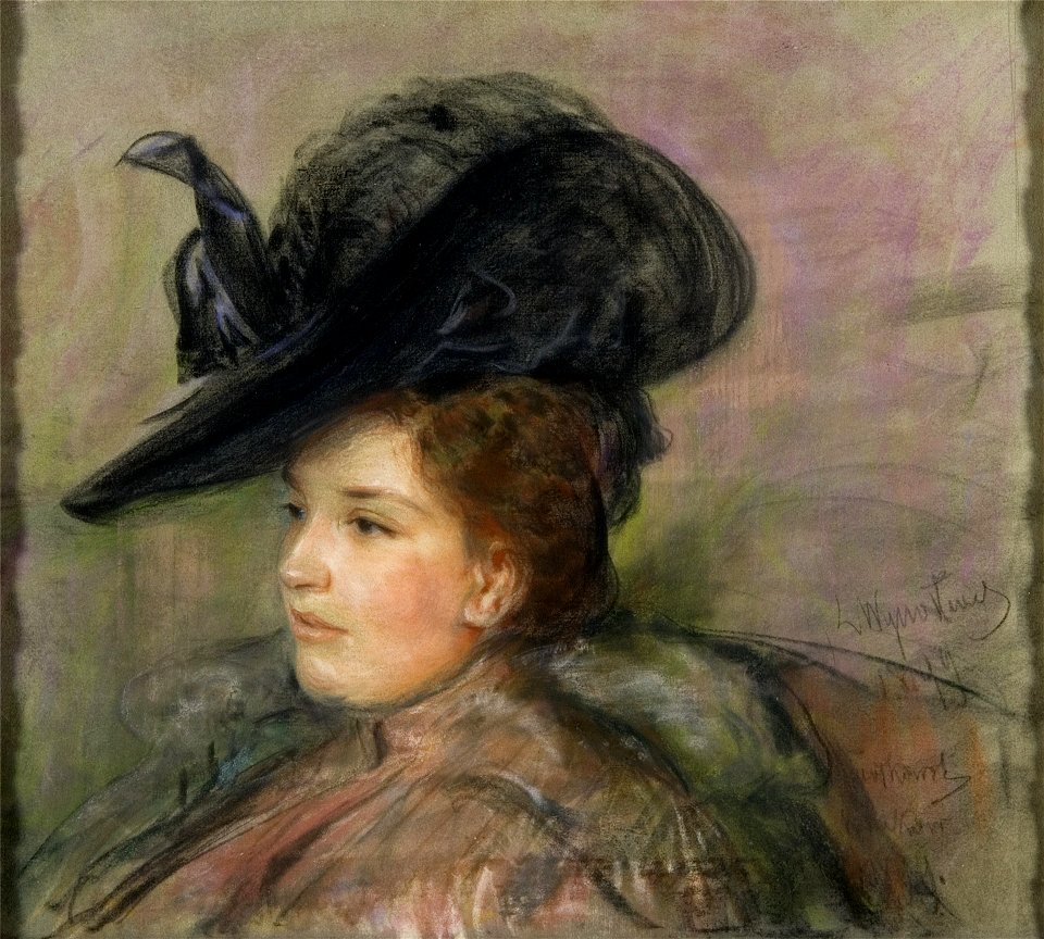 Leon Wyczółkowski - Portret młodej kobiety 1899