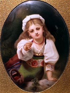 1900 Hartmann Erdbeermädchen Historisches Museum Bamberg anagoria