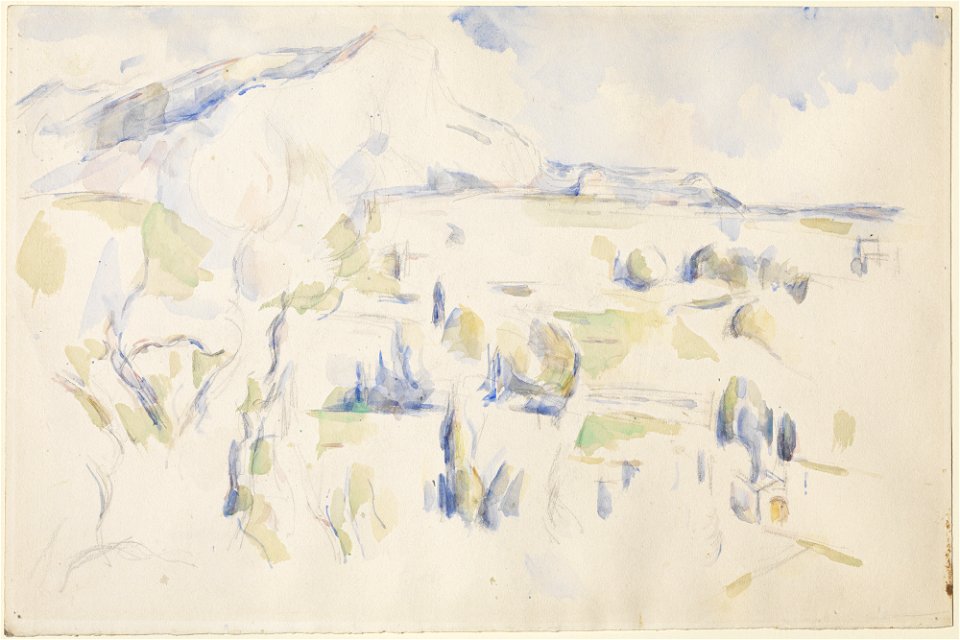 1900, Cézanne, Mont Sainte Victoire