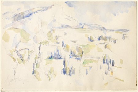 1900, Cézanne, Mont Sainte Victoire
