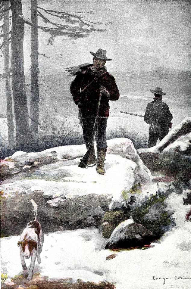 1900-01-27, Blanco y Negro, Notas de caza, Un alto en la sierra, Estevan (cropped)