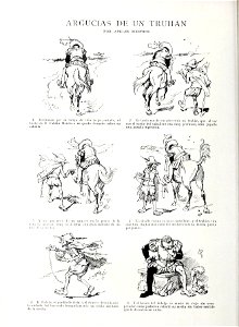 1900-03-03, Blanco y Negro, Argucias de un truhán, Apeles Mestres