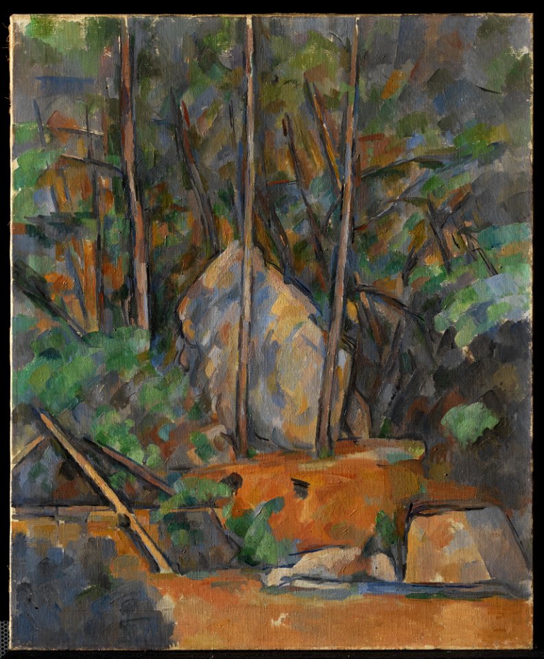 1900, Cézanne, Cistern in the Park of Chateau Noir