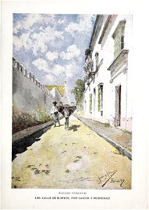 1900-01-13, Blanco y Negro, Paisajes andaluces, Una calle de Bornos, García y Rodríguez