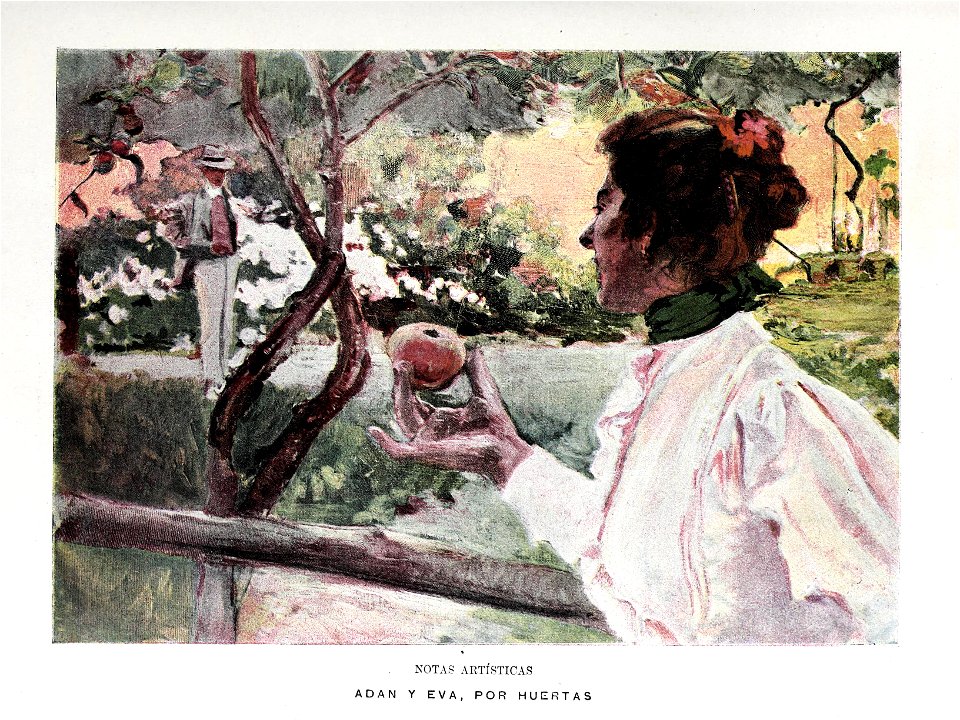 1900-02-03, Blanco y Negro, Adán y Eva, Huertas