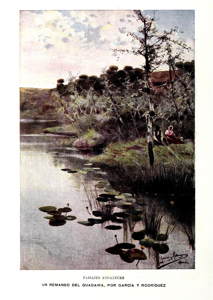 1900-05-12, Blanco y Negro, Un remanso del Guadaira, García y Rodríguez