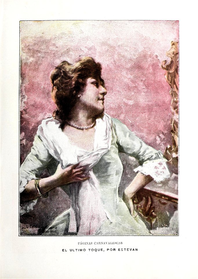 1900-02-24, Blanco y Negro, Páginas carnavalescas. El último toque, Estevan