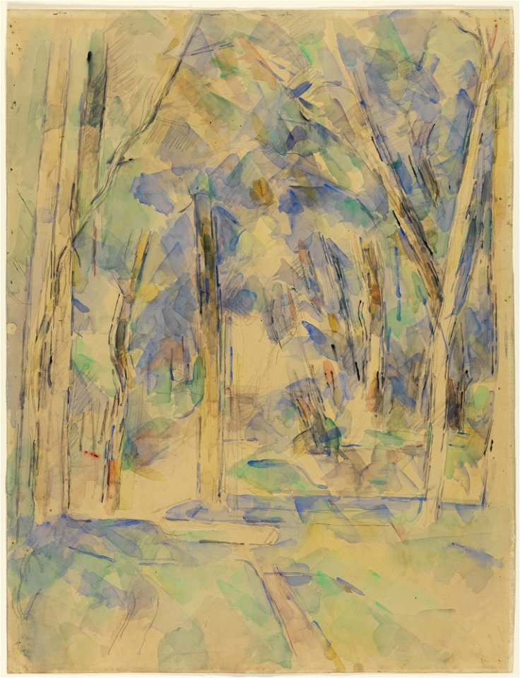 1900, Cézanne, Trees Forming an Arch