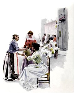 1900-08-25, Blanco y Negro, El veraneo en los barrios bajos (II), Huertas