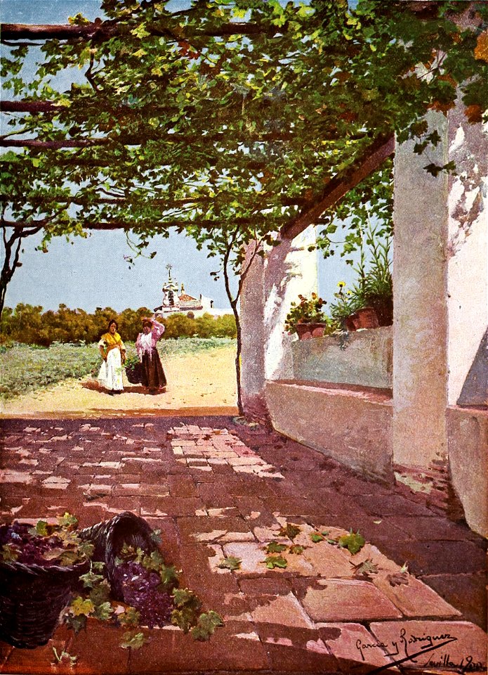 1900-10-13, Blanco y Negro, Vendimia andaluza, García y Rodríguez