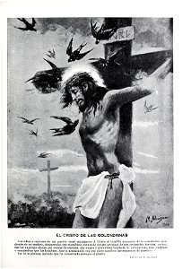 1900-04-07, Blanco y Negro, El Cristo de las Golondrinas, Alcázar. Free illustration for personal and commercial use.