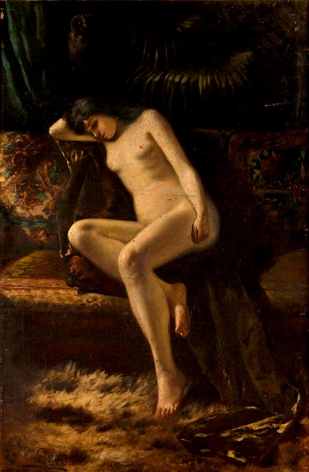 Maria Gażycz - Akt kobiety 1900
