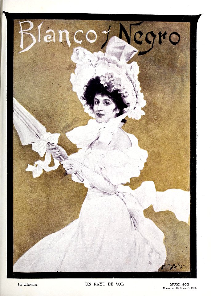 1900-03-10, Blanco y Negro, Un rayo de sol, Méndez Bringa