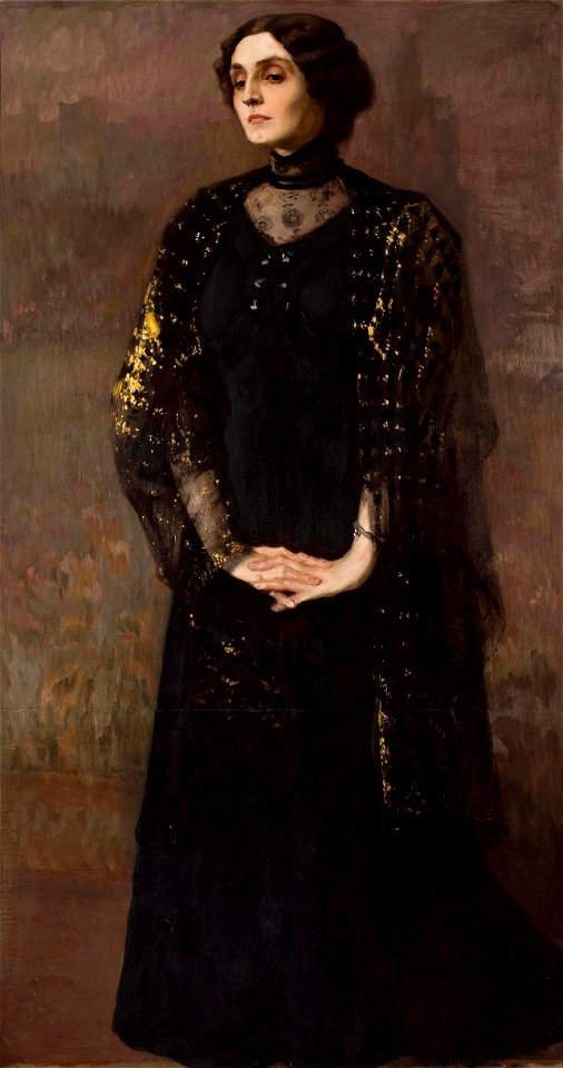 Stabrowski Spiritualist portrait of a woman