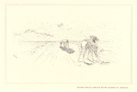 1901, Au pays de Don Quichotte, Grande route royale entre Madrid et Séville, Vierge