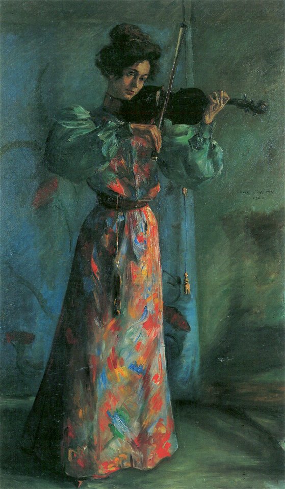 Lovis Corinth Die Geigenspielerin 1900
