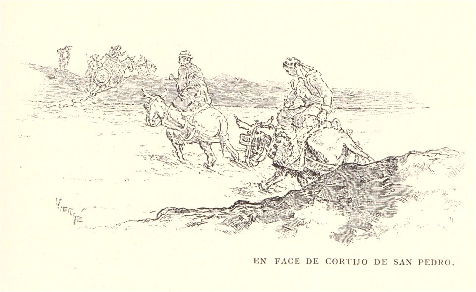 1901, Au pays de Don Quichotte, En face de Cortijo de San Pedro, Vierge