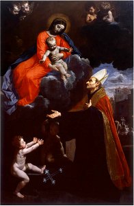 Simone Cantarini - Saint Thomas of Villanova