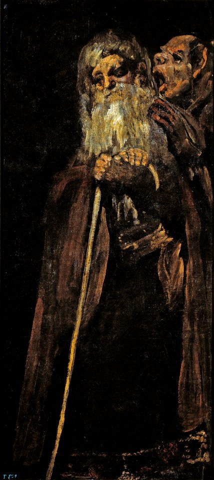 2 alte Männer, um 1821-23