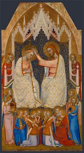 2 Jacopo di Cione Polyptych San Pier Maggiore, detail. 1370-71 London NG